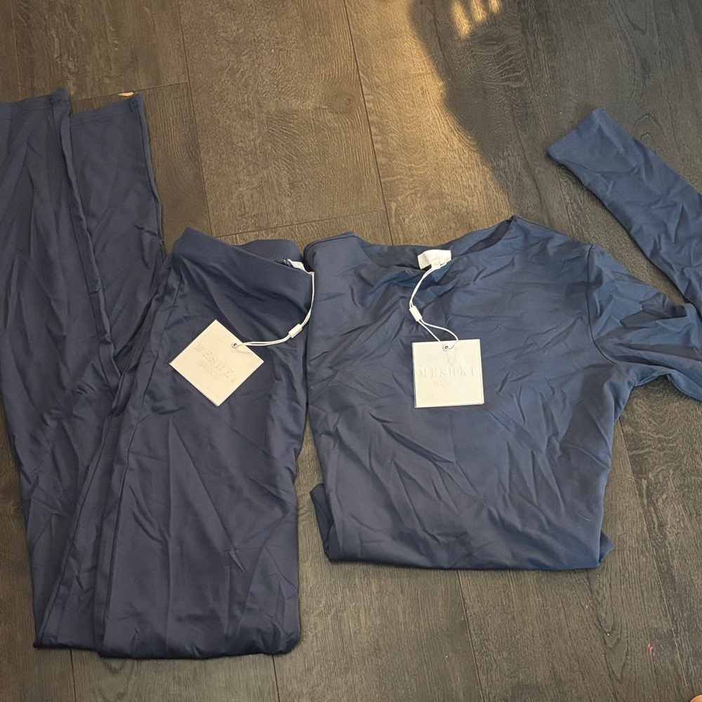 Meshki Navy Jumpsuit